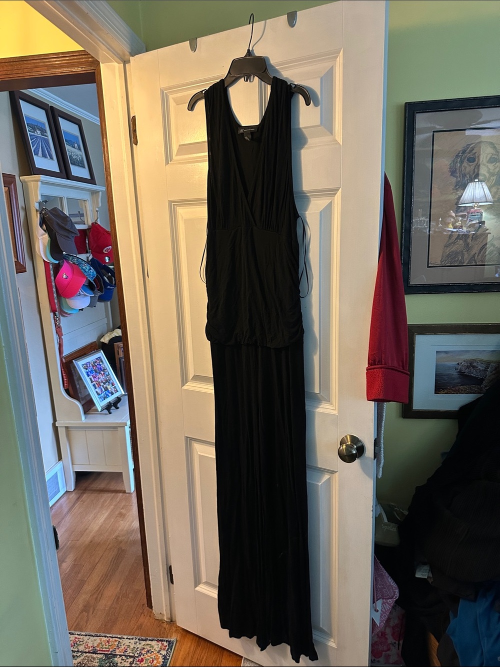INC International Concepts Black Sleeveless jumpsuit